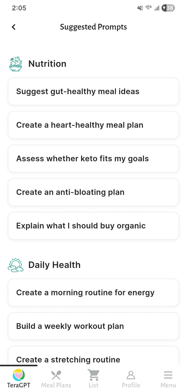 Prompt Suggestion